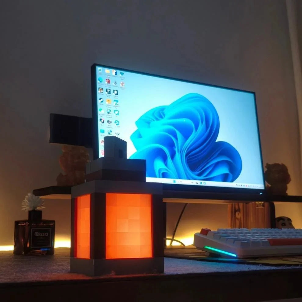 Lámpara LED Pixel Art Estilo Gamer