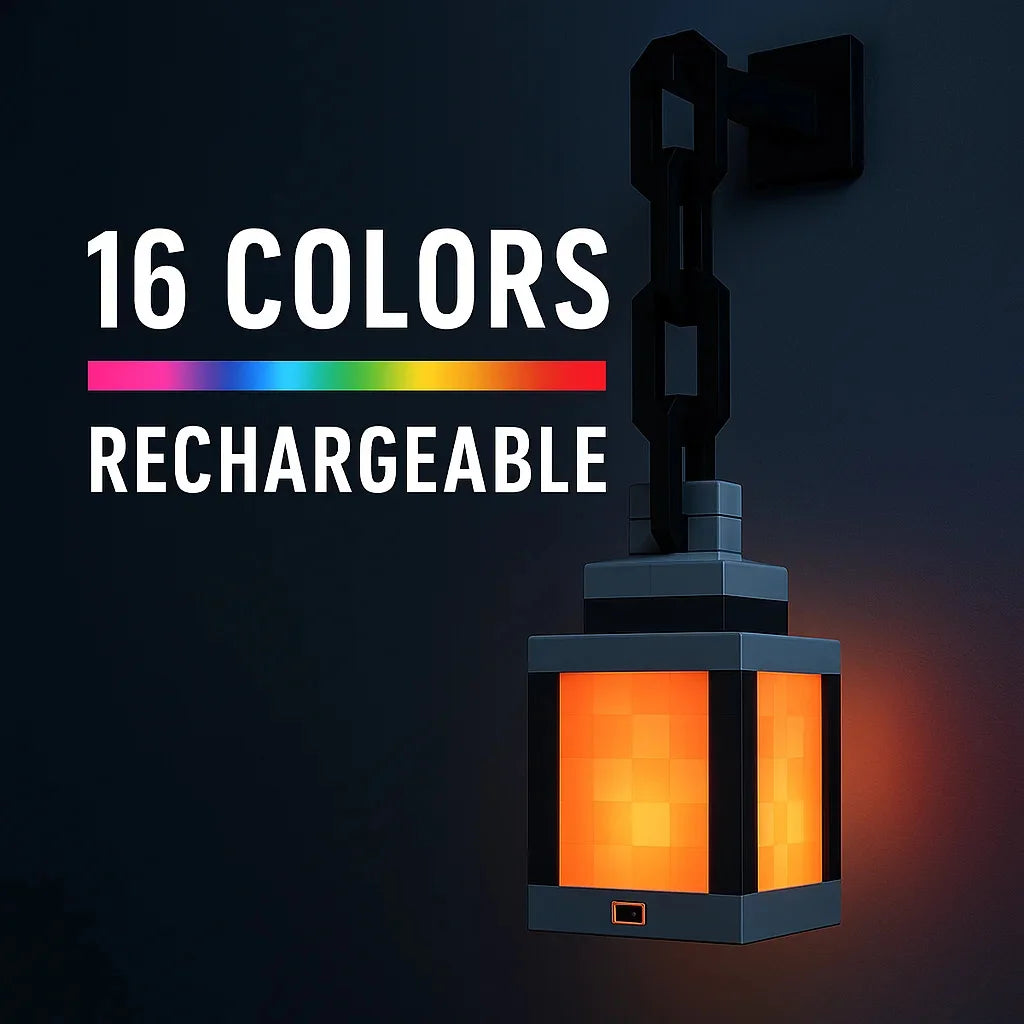 Lámpara LED Pixel Art Estilo Gamer