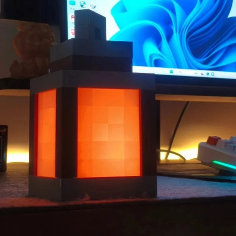 Lámpara LED Pixel Art Estilo Gamer